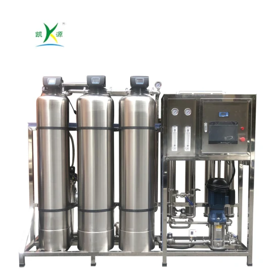 PLC 1000L/H RO 水処理システム SUS 工業用飲料水フィルター機逆浸透浄化浄化プラント